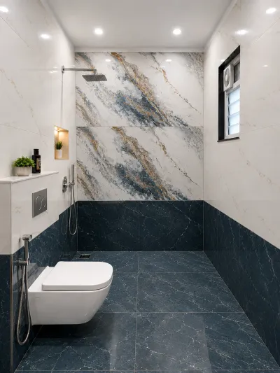 Important tile glossy